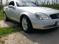 Gebraucht Mercedes SLK230 193 PS (141 kW) 1997 Silber Cabrio