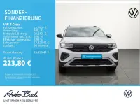 Gebraucht VW T-Cross Goal 116 PS (85 kW) 2025 Weiß SUV