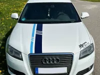 Gebraucht Audi A3 S-Line 125 PS (91 kW) 2009 Weiß Kleinwagen