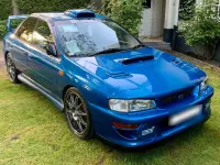 Gebraucht Subaru Impreza 280 PS (205 kW) 2000 Blau Limousine