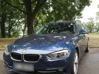 Gebraucht BMW 320 Sport Line 190 PS (139 kW) 2016 Blau Kombi