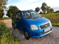 Gebraucht Suzuki Wagon R+ 94 PS (69 kW) 2004 Blau Van / Kleinbus