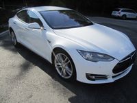 Gebraucht Tesla Model S Performance 350 kW (476 PS) 2014 Weiß metallic Kleinwagen