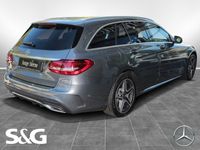 gebraucht Mercedes C300e T-Modell AMG RüKam+LED+Totwink+Sitzhzg.