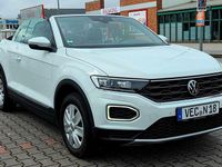 Gebraucht VW T-Roc Cabriolet 150 PS (110 kW) 2021 Weiß Cabrio
