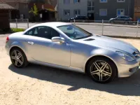 Gebraucht Mercedes SLK350 272 PS (200 kW) 2005 Silber Cabrio