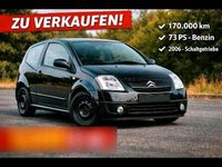 Gebraucht Citroën C2 73 PS (53 kW) 2006 Schwarz Kleinwagen