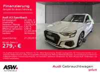 Gebraucht Audi A3 Sportback e-tron S-Line 204 PS (150 kW) 2022 Gletscherweiß metallic Kleinwagen