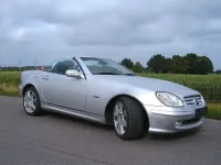 Second-hand Mercedes SLK200 163 CP (119 kW) 2002 Argintiu Cabrio