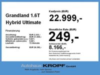 gebraucht Opel Grandland X 1.6 Turbo Hybrid Ultimate 4 Automatik