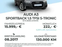 Gebraucht Audi A3 Sportback Ambiente 150 PS (110 kW) 2017 Grau Kleinwagen
