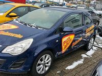 Gebraucht Opel Corsa 75 PS (55 kW) 2012 Blau Kleinwagen