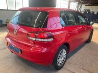 Gebraucht VW Golf VI Highline 110 PS (80 kW) 2009 Rot Kleinwagen
