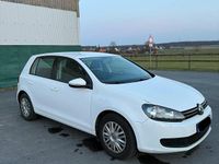 Gebraucht VW Golf VI 80 PS (58 kW) 2009 Weiß Kleinwagen