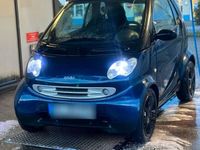 gebraucht Smart ForTwo Coupé 450Pulse Voll Automatik 2003 599ccm Blau Klima