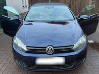 Gebraucht VW Golf Cabriolet Basis 105 PS (77 kW) 2014 Blau Cabrio