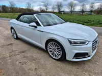 Gebraucht Audi A5 Cabriolet S-Line 150 PS (110 kW) 2019 Weiß Cabrio