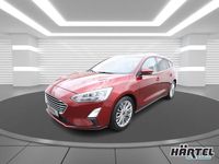 Gebraucht Ford Focus Titanium 125 PS (91 kW) 2019 Rubyrot (red), metallic Kombi