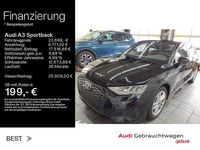 Gebraucht Audi A3 150 PS (110 kW) 2022 Brillantschwarz Limousine
