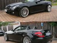 Gebraucht Mercedes SLK350 272 PS (200 kW) 2006 Schwarz Cabrio