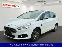 Gebraucht Ford S-MAX Titanium 179 PS (131 kW) 2018 Weiß Van / Kleinbus