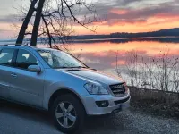 Gebraucht Mercedes ML320 2008 Silber SUV