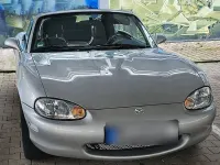 Gebraucht Mazda MX5 110 PS (80 kW) 2000 Silber Cabrio