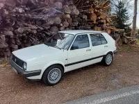 Gebraucht VW Golf II 69 PS (50 kW) 1989 Weiß Kleinwagen