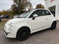 Gebraucht Fiat 500 Lounge 69 PS (50 kW) 2012 Bianco bianco/ bossa nova Cabrio