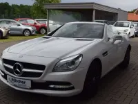 Gebraucht Mercedes SLK200 Edition 184 PS (135 kW) 2015 Weiß Cabrio