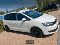 Gebraucht VW Sharan 150 PS (110 kW) 2015 Weiß Van / Kleinbus