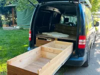 Gebraucht VW Caddy 150 PS (110 kW) 2011 Blau Van / Kleinbus