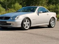 Gebraucht Mercedes SLK200 163 PS (119 kW) 2003 Silber Cabrio