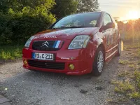 Gebraucht Citroën C2 60 PS (44 kW) 2006 Rot Kleinwagen