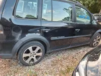 Gebraucht VW Touran Trendline 105 PS (77 kW) 2007 Schwarz Van / Kleinbus