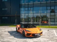 Gebraucht Chevrolet Corvette 481 PS (353 kW) 2023 Orange Cabrio