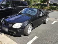 Gebraucht Mercedes SLK320 218 PS (160 kW) 2001 Schwarz Cabrio