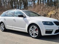 Gebraucht Skoda Octavia RS 184 PS (135 kW) 2014 Weiß Kleinwagen