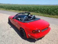 Second-hand Mazda MX5 116 CP (85 kW) 1990 Roșu Cabrio