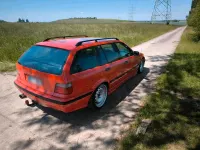 Gebraucht BMW 320 150 PS (110 kW) 1995 Rot Kombi