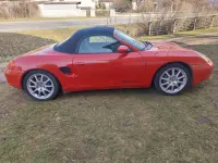 Gebraucht Porsche Boxster 220 PS (161 kW) 2002 Orange Cabrio