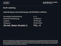 Brugt Audi A6 e-tron Performance 269 kW (367 HK) 2025 Grå Stationcar