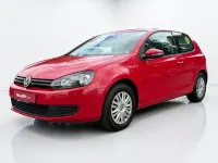 Gebraucht VW Golf VI Trendline 80 PS (58 kW) 2010 Rot Kleinwagen