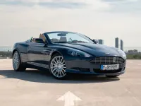 Gebraucht Aston Martin DB9 457 PS (336 kW) 2007 Blau Cabrio