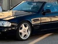 Gebraucht Mercedes SL320 224 PS (164 kW) 2000 Schwarz Cabrio