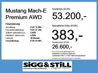 Neu Ford Mustang Mach-E Premium 275 kW (375 PS) 2025 Absolute black SUV
