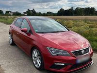 Usata Seat Leon FR 150 CV (110 kW) 2017 Rosso Berlina