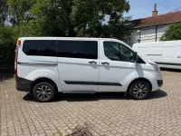 Gebraucht Ford Transit Custom 105 PS (77 kW) 2017 Weiß Van / Kleinbus