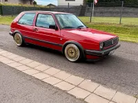 Gebraucht VW Golf II Style 54 PS (39 kW) 1991 Rot Kleinwagen