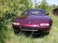 Gebraucht Mazda MX5 90 PS (66 kW) 1996 Rot Cabrio